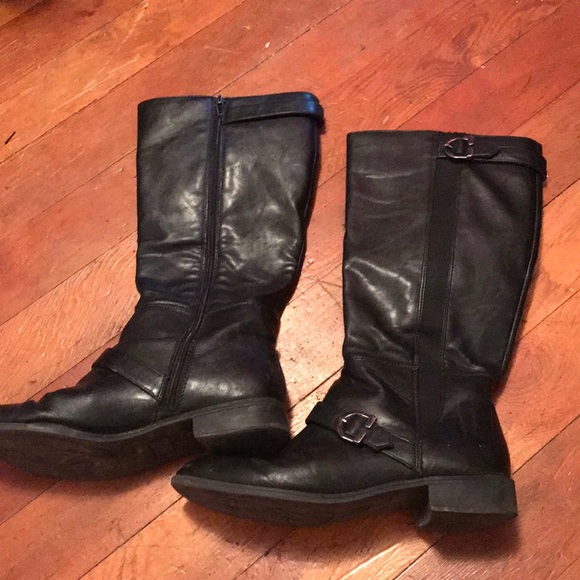Women's size 10 black boots - Picture 1 of 3